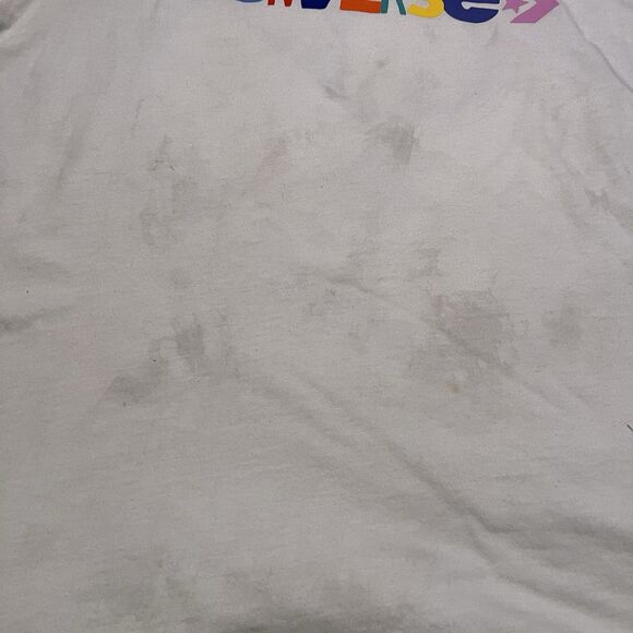 Converse Fruit Print Strawberry Grapes Apple Watermelon Graphic Tee Shirt Size L - Picture 10 of 11